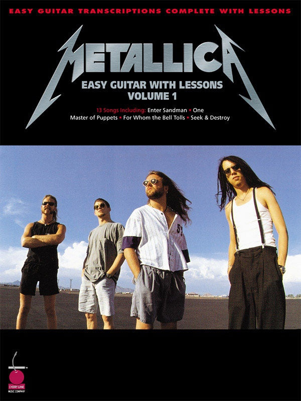 Metallica Easy Guitar W Lessons V1 Gtr