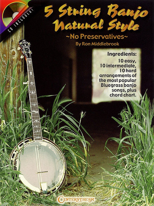 5 String Banjo Natural Style Book/Cd