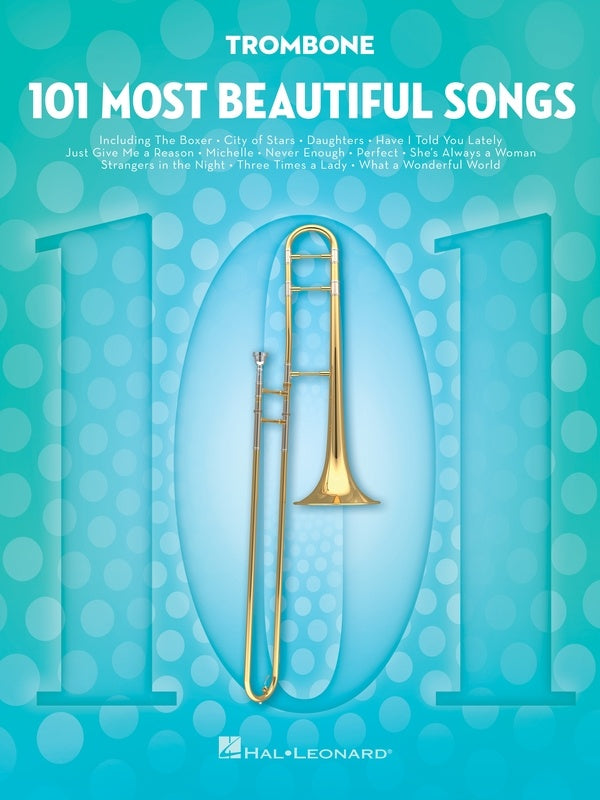 101 Most Beautiful Songs for Trombone Book