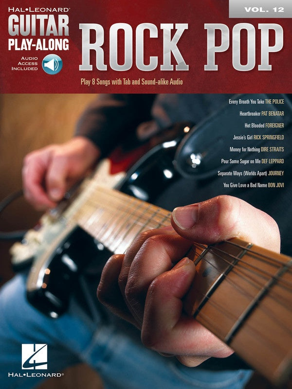Rock Pop Guitar Playalong V12 Bk/Ola
