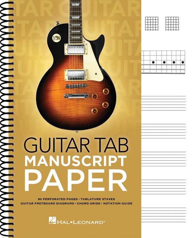 Guitar Tab Manuscript Paper - Music2u