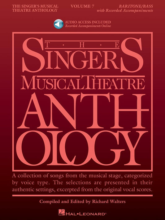 Singers Musical Theatre Anth V7 Baritone/Bass Bk/Ola