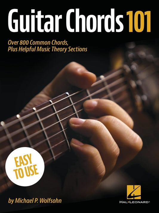 Guitar Chords 101 - 800 Chords & Theory Book
