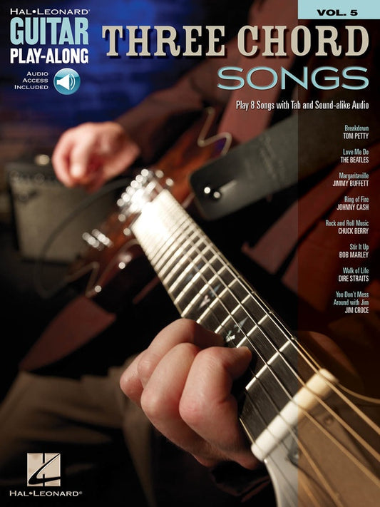 Three Chord Songs Guitar Playalong V5 Bk/Ola
