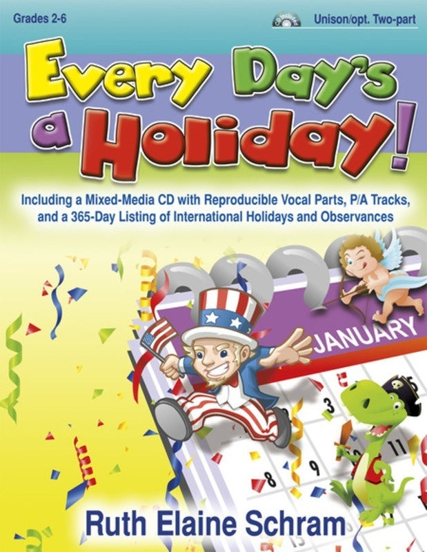 Every Days A Holiday Unison / 2 Part Bk/Cd