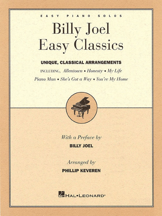 Billy Joel Easy Classics Easy Piano Solos