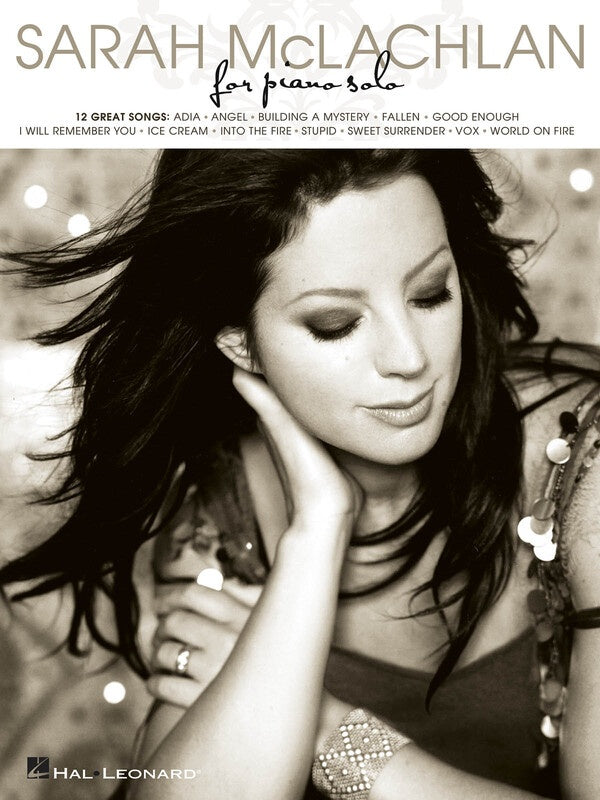 Sarah Mclachlan For Piano Solo Book