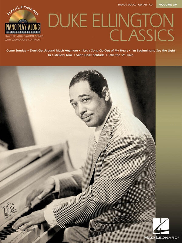 Duke Ellington Classics Piano Play Along V 39