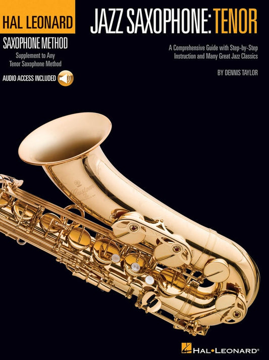 Hl Jazz Saxophone Tenor Sax Method Bk/Ola