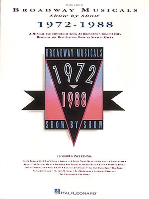 Broadway Musicals Show By Show 1972-1988 PVG