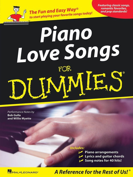 Piano Love Songs For Dummies PVG