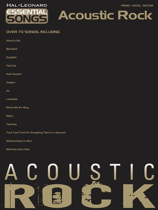 Essential Songs Acoustic Rock PVG