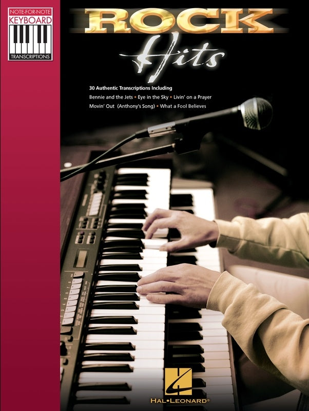 Rock Hits Note For Note Keyboard Transcriptions