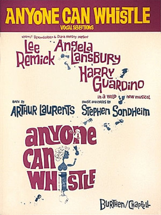 Anyone Can Whistle - PVG Vocal Selections Songbook
