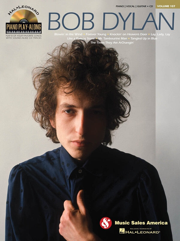 Bob Dylan Piano Play Along Bk/Cd V107