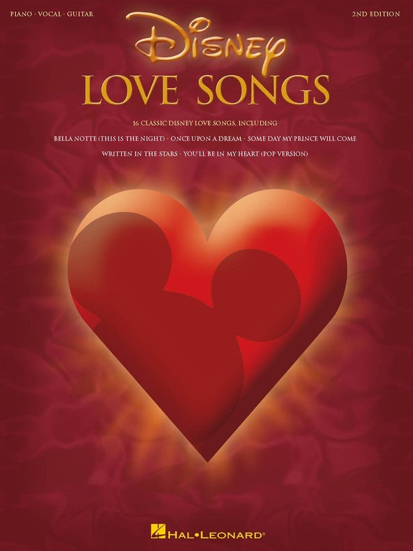 Disney Love Songs 2nd Edition PVG Book