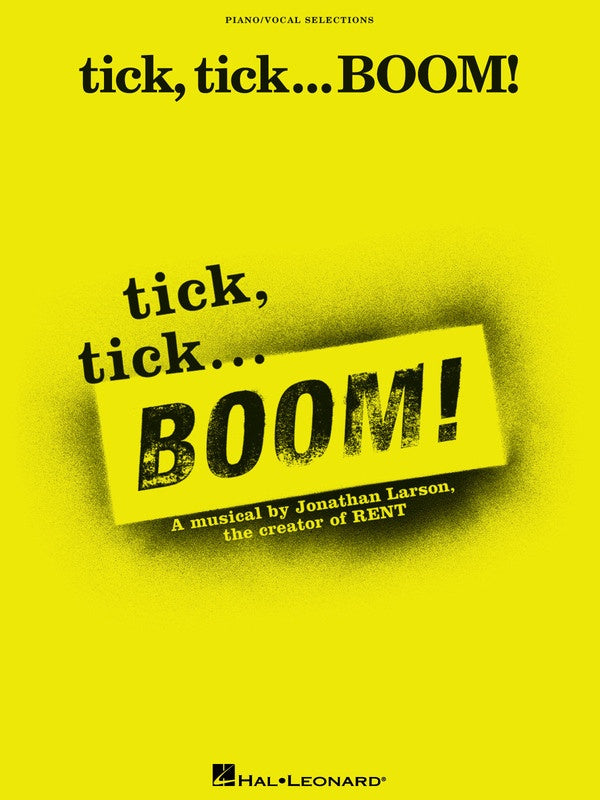 Tick Tick Boom Vocal Selections