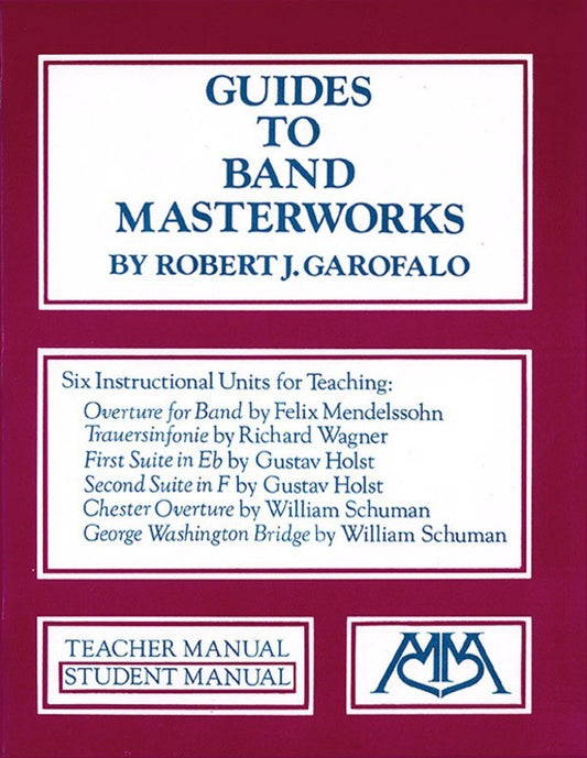 Guides To Band Masterworks Bk 1 Student Man