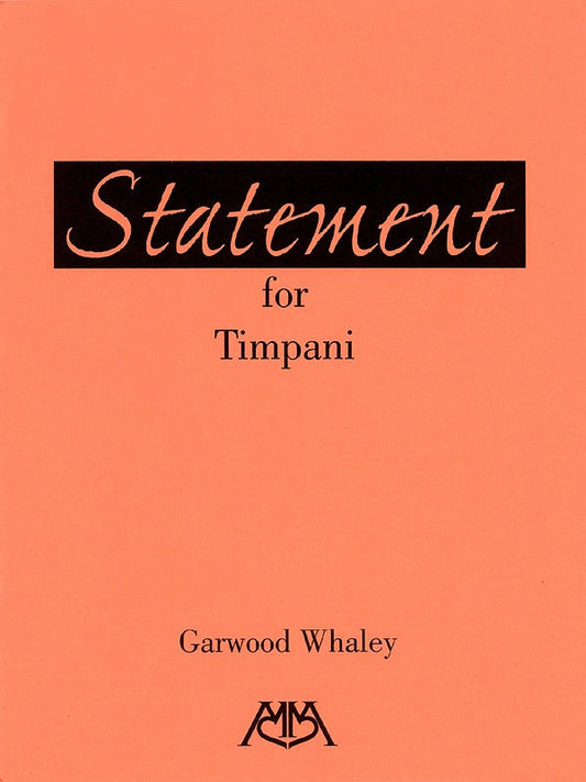 Statement For Timpani