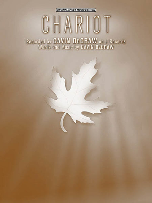 Gavin DeGraw - Chariot PVG Sheet Music