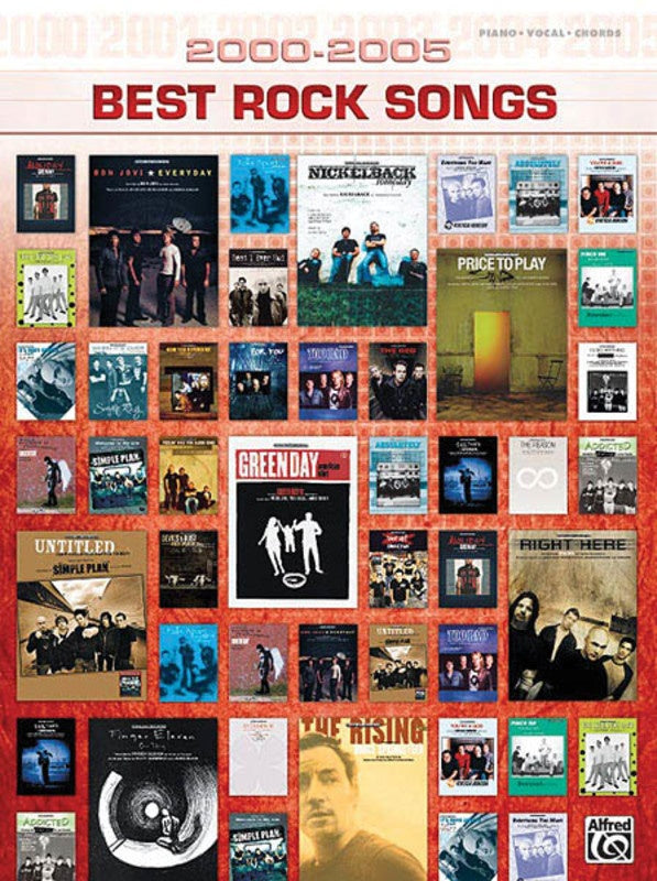 2000 - 2005 Best Rock Songs Book PVG