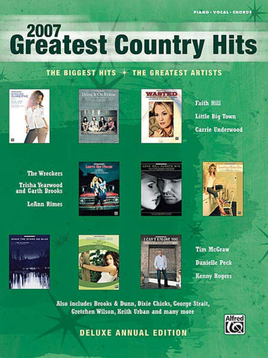 2007 Greatest Country Hits PVG Book