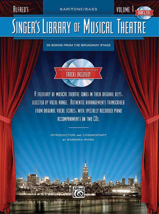 Singers Library Of Musical Theatre V1 Bar/Bass B