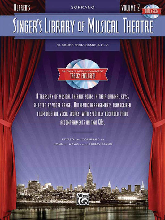 Singers Library Of Musical Theatre V2 Sop Bk/2Cd