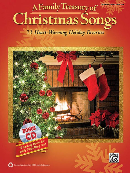 Family Treasury Of Christmas Songs PVG Book