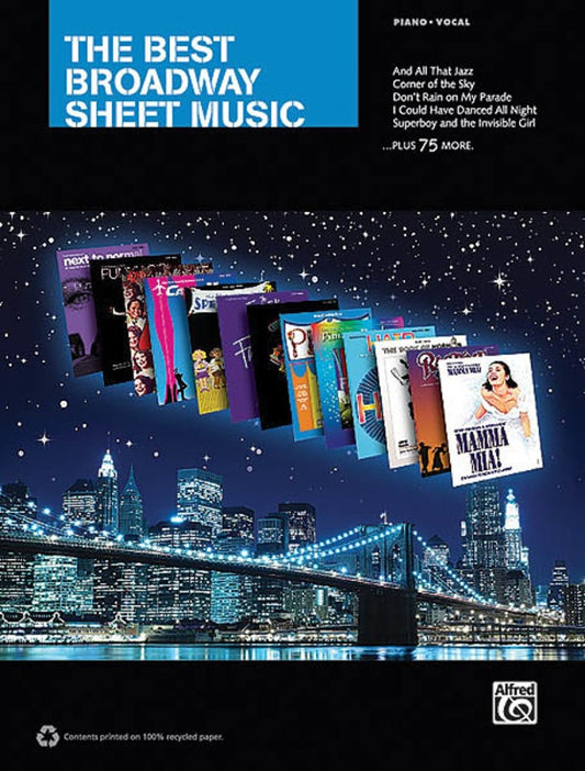 Best Broadway Sheet Music PVG Book