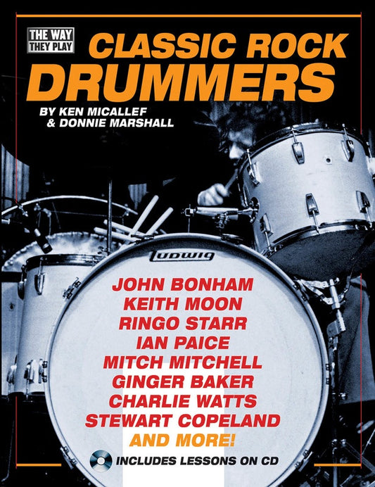 Classic Rock Drummers Bk/Cd