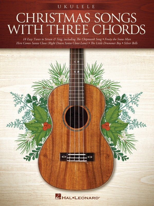 Christmas Songs With Three Chords For Ukulele Book