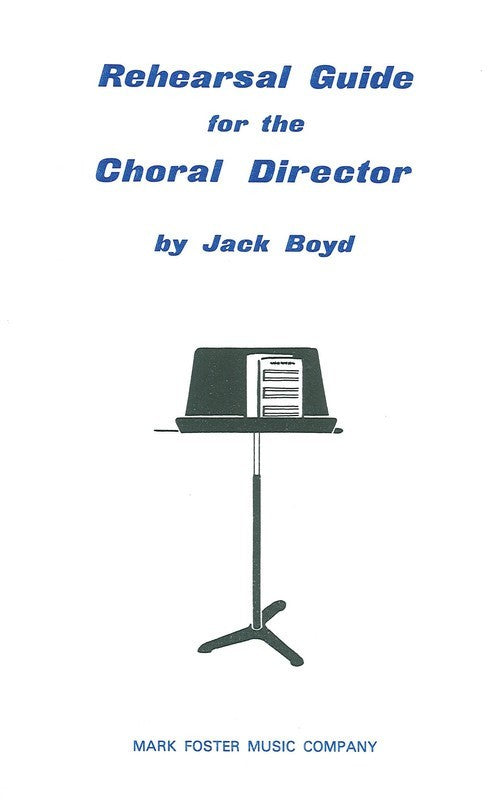 Rehearsal Guide For Choral Directors Textbook