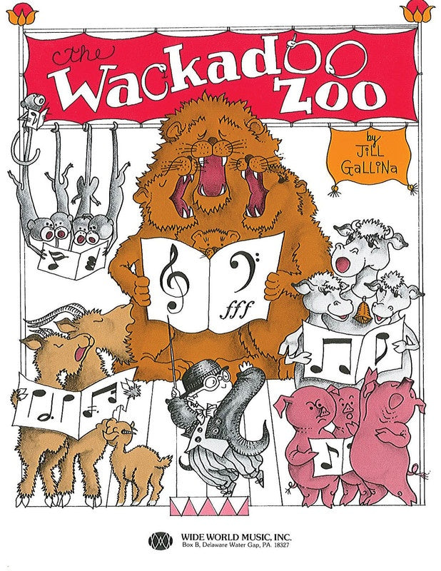 Wackadoo Zoo Musical For K-3 Unis Chorus Part