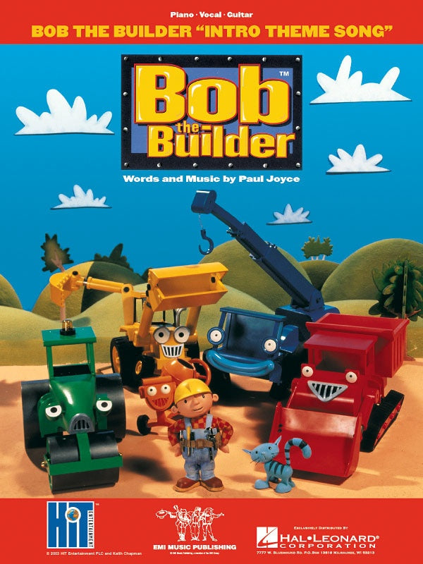 Bob The Builder PVG Sheet Music