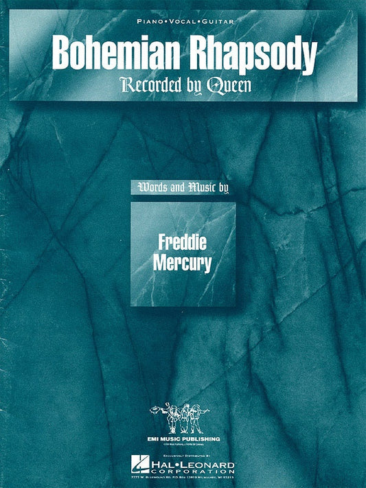 Queen Bohemian Rhapsody PVG Single Sheet