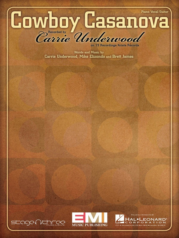 Carrie Underwood Cowboy Casanova - PVG Sheet Music