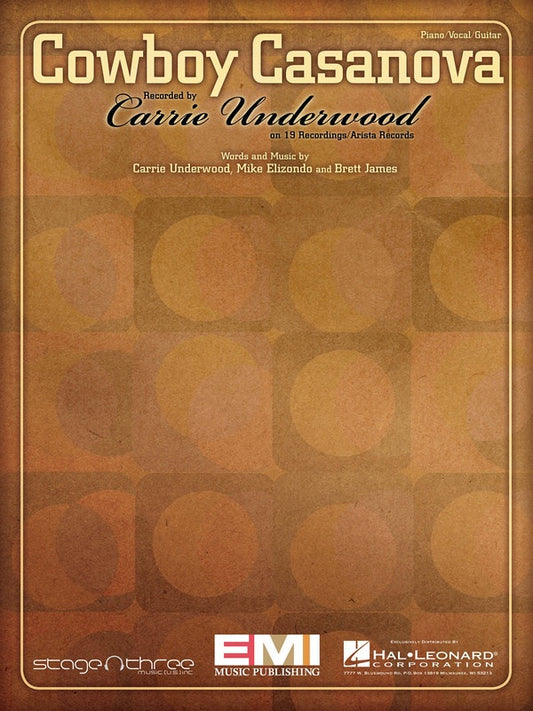 Carrie Underwood Cowboy Casanova - PVG Sheet Music