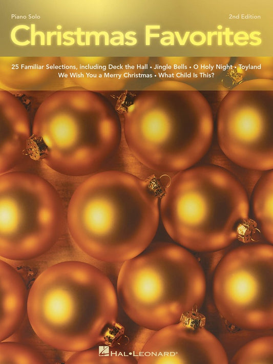Christmas Favorites Piano Solo Book