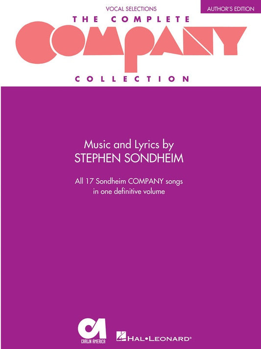 Complete Company - Vocal Selections Songbook