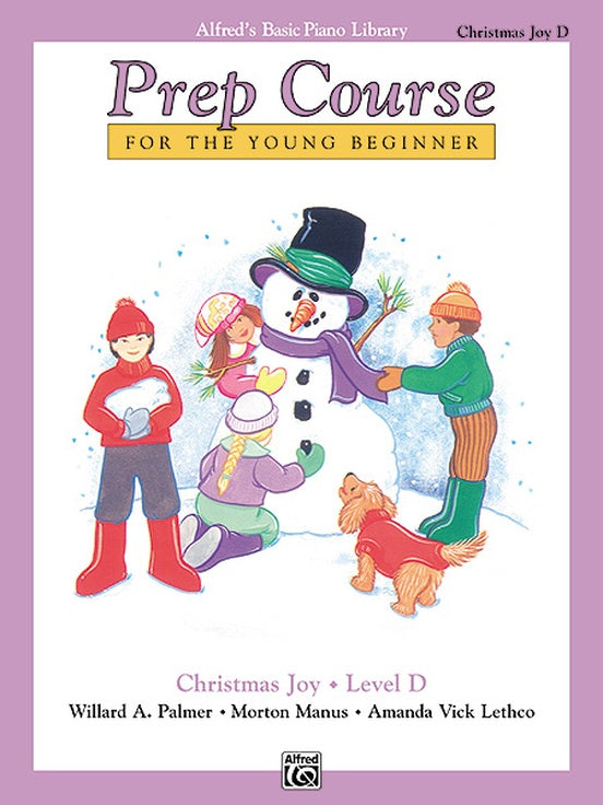 Alfred's Basic Piano Prep Course - Christmas Joy Level D Book