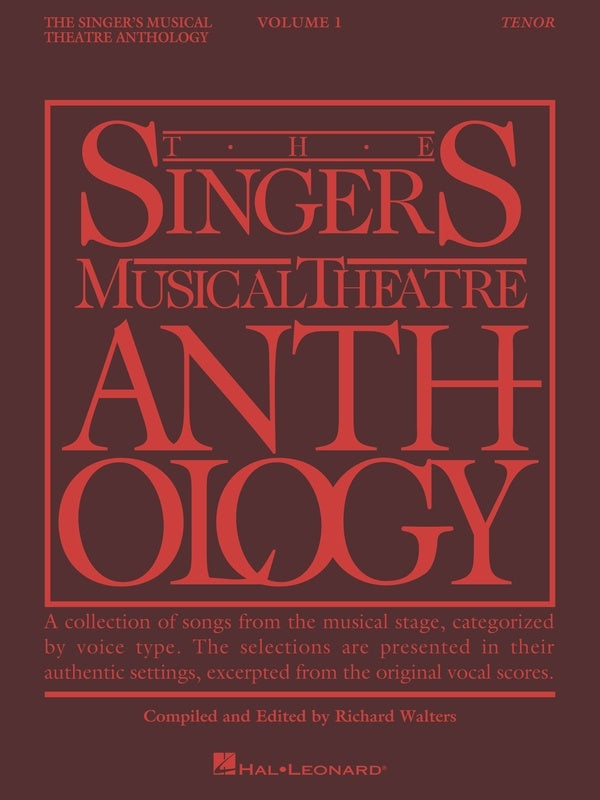 Singers Musical Theatre Anth V1 Tenor
