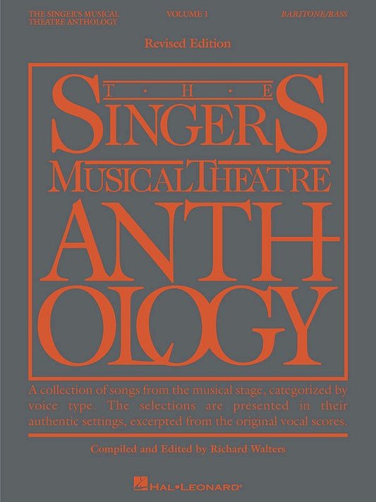 Singers Musical Theatre Anth V1 Bar/Bass