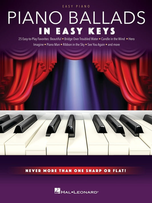 Piano Ballads In Easy Keys- Easy Piano Book