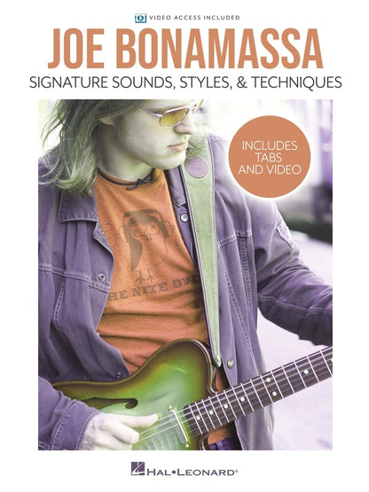 Joe Bonamassa - Signature Sounds Styles & Techniques Bk/Olv