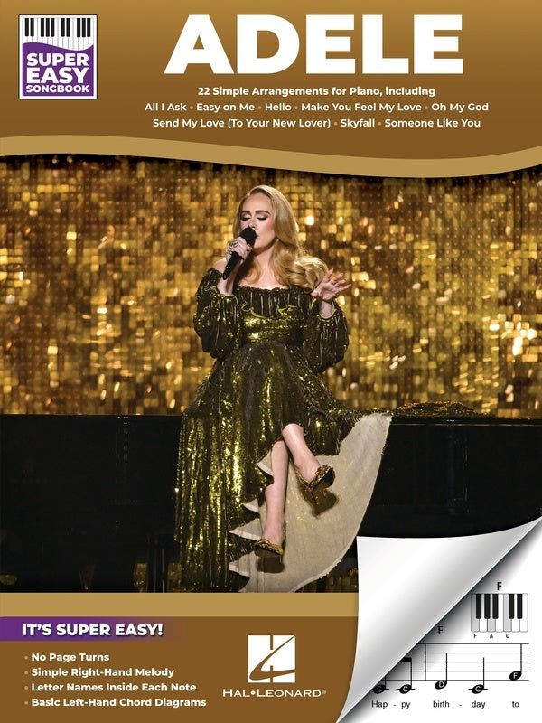 Adele - Super Easy Piano Songbook