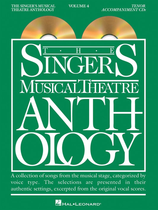 Singers Musical Theatre Anth V4 Tenor Cds