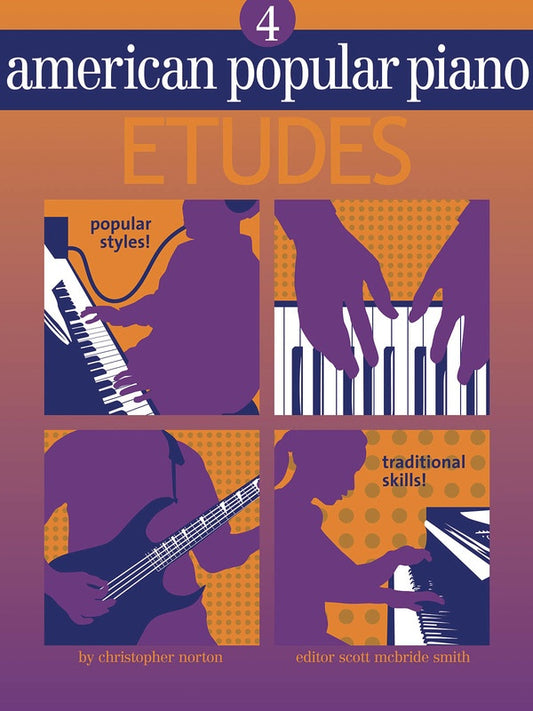 American Popular Piano Etudes Level 4 Book