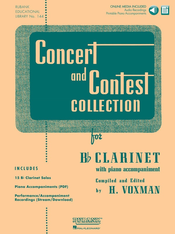 Concert And Contest Collection Bb Clarinet Book/Olm