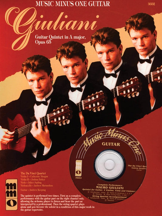 Giuliani - Guitar Quintet A Maj Op 65 Bk/Cd